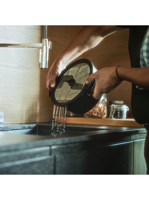 Fiskars Hard Face alumínium lábas, 5 L, kerámiabevonatos