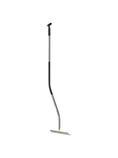 Fiskars Ergonomic™ gereblye, fém fejjel ívelt nyéllel