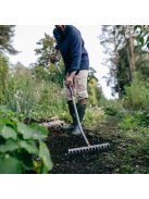 Fiskars Ergonomic™ gereblye, fém fejjel ívelt nyéllel