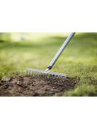 Fiskars Ergonomic™ gereblye, fém fejjel ívelt nyéllel