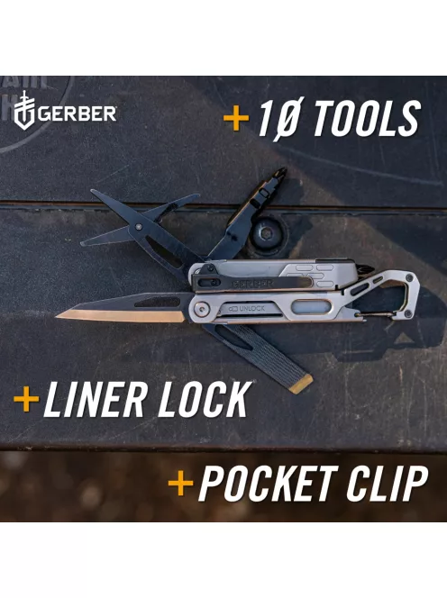 Gerber Stakeout Dive Kombinált szerszám, ezüst - 25 év garanciával (1077539)