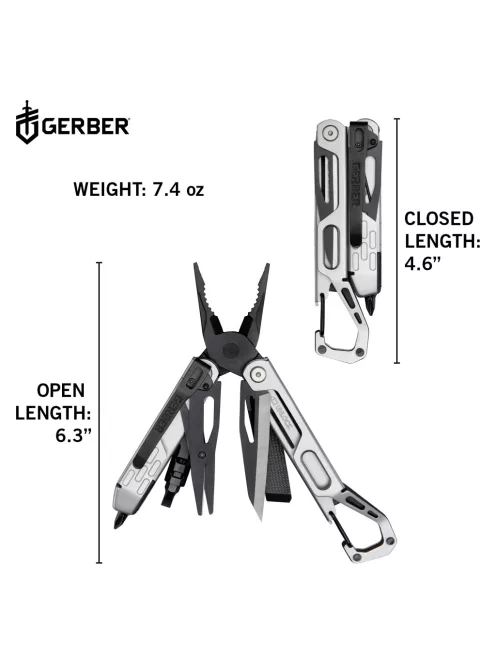 Gerber Stakeout Dive Kombinált szerszám, ezüst - 25 év garanciával (1077539)