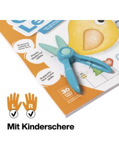 Fiskars Kezdő türkiz olló és foglalkoztató könyv 2+