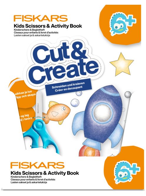 Fiskars Kezdő olló és foglalkoztató könyv 6+