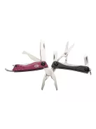 Gerber DIME kulcstartóra rögzíthető multiszerszám, bordó-fekete (Mini csomagolás)