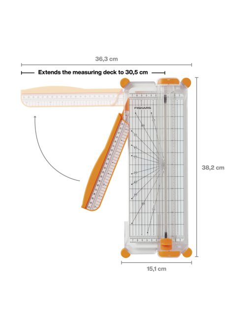 Fiskars SureCut™ vágóasztal A4, papírhoz, keskeny talppal