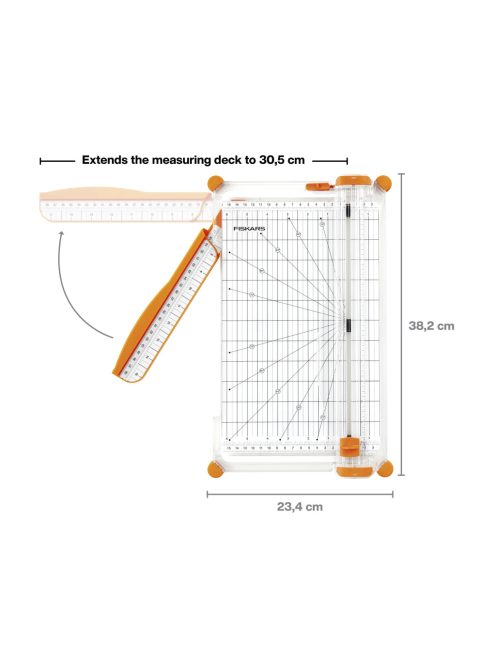 Fiskars SureCut™ vágóasztal A4, papírhoz, széles talppal