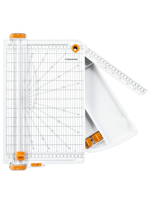 Fiskars SureCut™ vágóasztal A4, papírhoz, tároló rekesszel