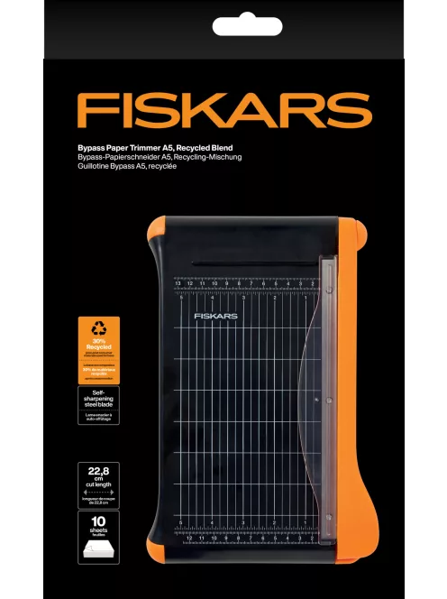 Fiskars Bypass Papír Vágóasztal A5, 30% újrahasznosított (1077982)