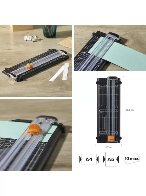 Fiskars SureCut™ Papír Vágóasztal A5, 30% újrahasznosított anyagból (1077983)
