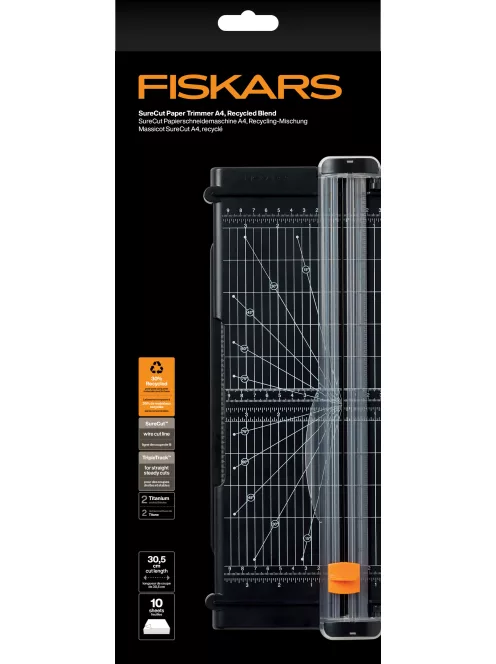 Fiskars SureCut™ Papír Vágóasztal A4, 30% újrahasznosított anyagból