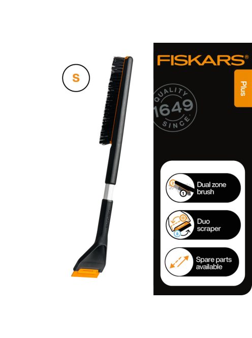 Fiskars Plus™ autós hóseprű & jégkaparó, S (1078495)