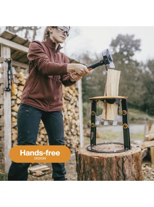 Fiskars X-series™ tüzifa hasító állvány L, gyújtós készítéshez + hordtáska (1079156)