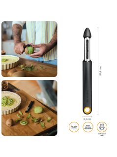   Fiskars Functional Form™ gyümölcshámozó, forgó pengével (1079961)