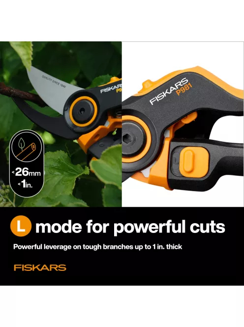 Fiskars X-series™ DualAction P981 metszőolló - 25 év garanciával (1080132)