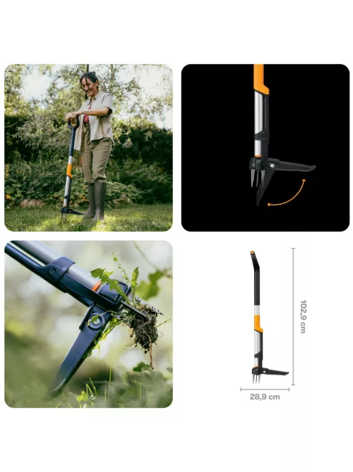 Fiskars X-series™ teleszkópos gyomkiszedő (1080510)