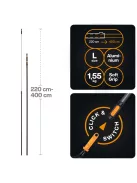 Fiskars OneClick Teleszkópos nyél, L (1080672)