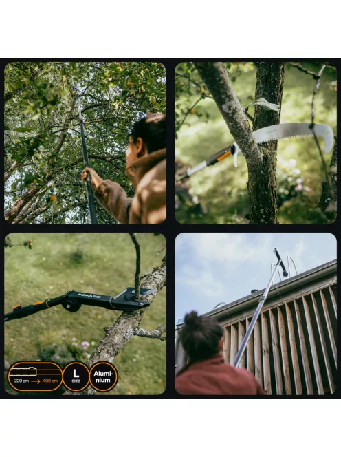 Fiskars OneClick Teleszkópos nyél, L (1080672)