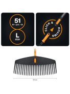 Fiskars OneClick Lombseprű fej, L (1080673)