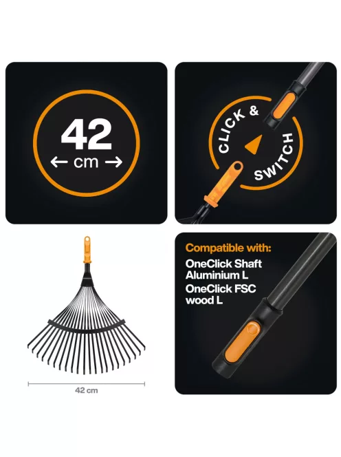 Fiskars OneClick Lombseprű fej, fém (1080675)