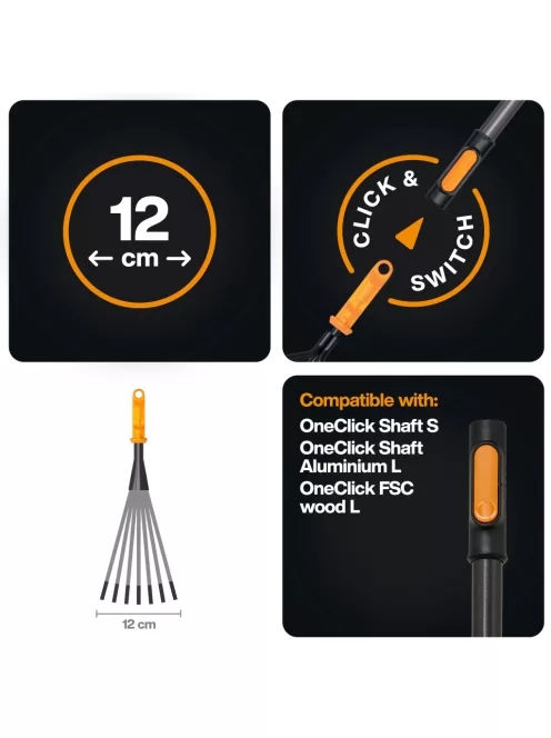 Fiskars OneClick rózsagereblye fej (1080682)