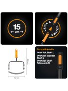 Fiskars OneClick toló-húzó gyomláló fej (1080696)