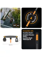 Fiskars OneClick ereszcsatorna tisztító fej (1080698)