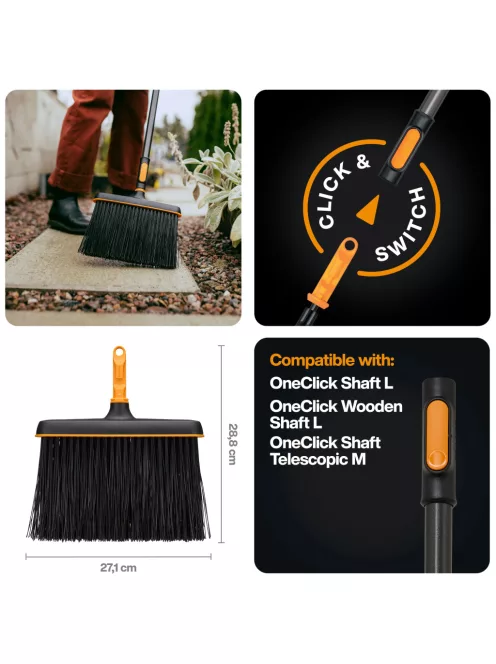 Fiskars OneClick seprű fej (1080699)
