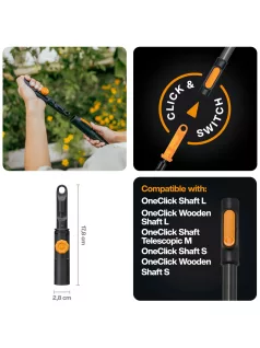   Fiskars OneClick Univerzális adapter, más gyártók eszközeihez (1080704)