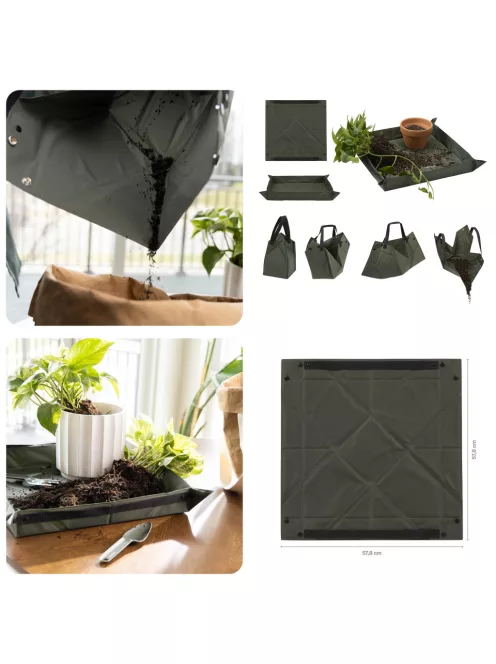 Fiskars Plant Care növényültető tálca, 44x44 cm (összehajtható) (1080776)