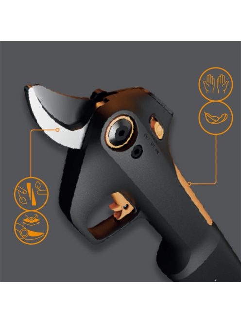 Fiskars Power Tools elektromos metszőolló ePruner PR10 Bypass, M, beépített akkumulátorral (1082297) BEVEZETŐ ÁR