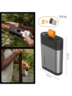   Fiskars Power Tools akkumulátor BT12 12V-4Ah dupla készlet (1082342)