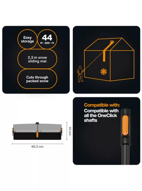 Fiskars OneClick hóeltávolító tetőről (1086993)