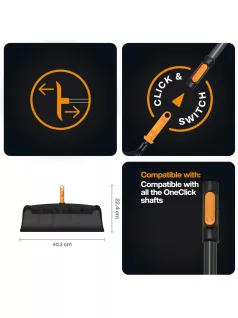 Fiskars OneClick toló-húzó hóeltávolító (1086994)