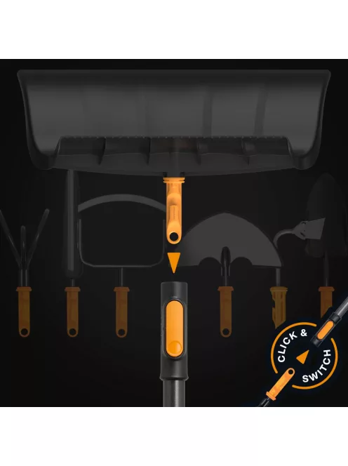 Fiskars OneClick toló-húzó hóeltávolító (1086994)