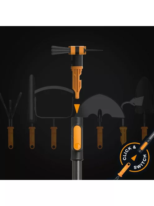 Fiskars OneClick autós seprű és kefe (1086995)