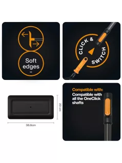 Fiskars OneClick napelem takarító seprű (1086997)
