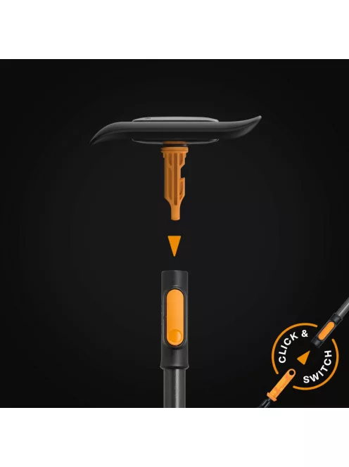 Fiskars OneClick napelem takarító seprű (1086997)
