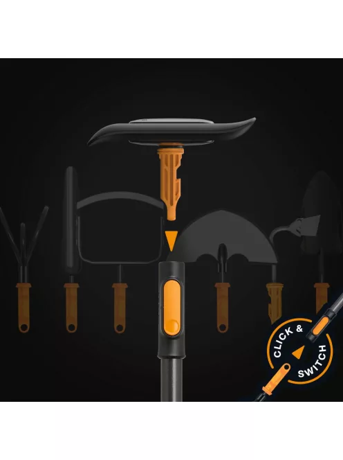 Fiskars OneClick napelem takarító seprű (1086997)