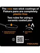 Fiskars Hard Face serpenyő, 28 cm, kerámiabevonatos (1087461)