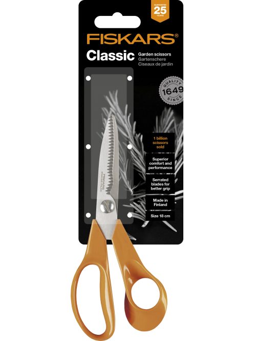 Fiskars Classic Univerzális kerti olló, 18 cm (1000555) - 25 év garanciával