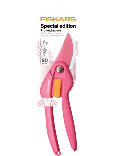Fiskars Inspiration™ P26 metszőolló, rubinvörös, bypass (1003657)
