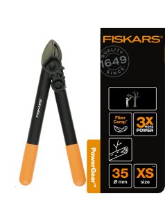 Fiskars PowerGear™ L31 ágvágó, rávágó, XS (1000581)