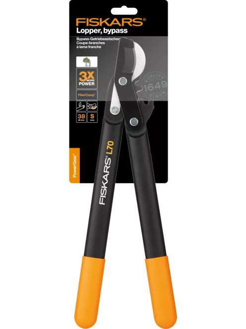 Fiskars PowerGear™ L70 ágvágó, bypass, horgos S (1002104)