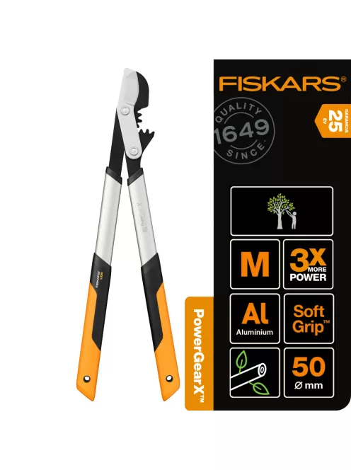 Fiskars PowerGearX™ Fém fogaskerekes ágvágó LX94 (M), bypass - 25 év garanciával (1020187)