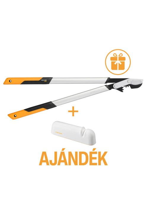 Fiskars PowerGear™ Fém fogaskerekes ágvágó LX98 (L) - 25 év garanciával + AJÁNDÉK KÉSÉLEZŐ