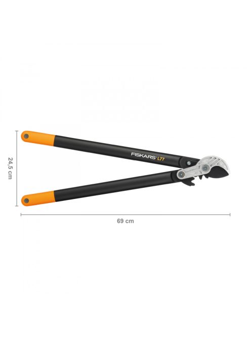 Fiskars PowerGear™ L77 ágvágó, rávágó, L (1000583)
