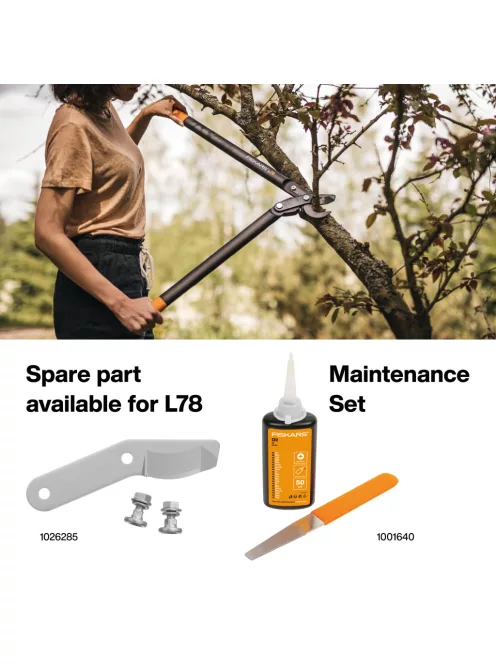 Fiskars PowerGear™ L78 ágvágó, bypass, horgos L (1000584)