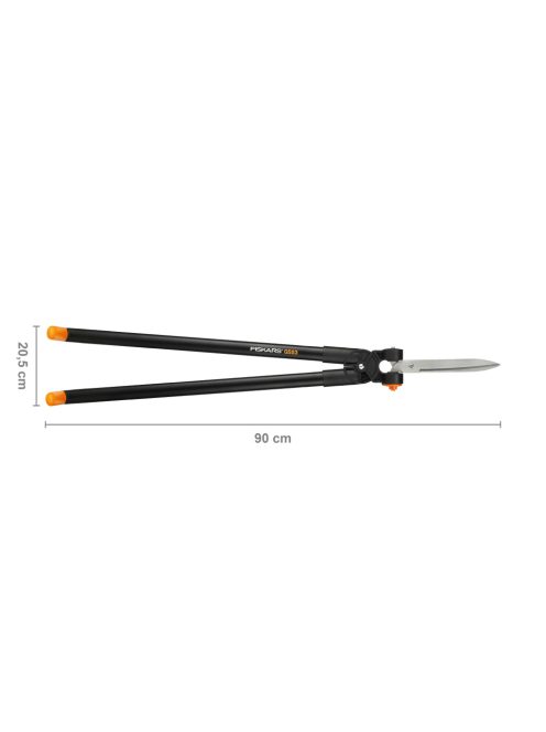 Fiskars PowerLever™ fű- és sövénynyíró hosszú nyelű GS53 (1001565)