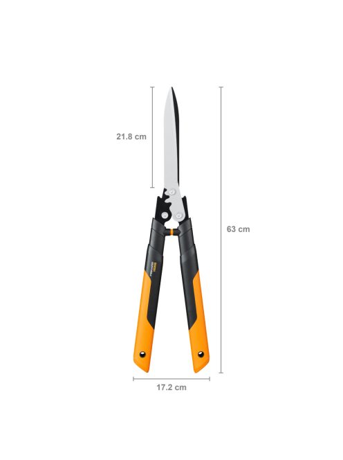 Fiskars PowerGearX™ fém fogaskerekes sövénynyíró, HSX92 - 25 év garanciával (1023631)